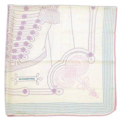 Hermes Carre 140 Brandebourgs Brandenburg Decoration Beige Scarf Cashmere Silk — view 6