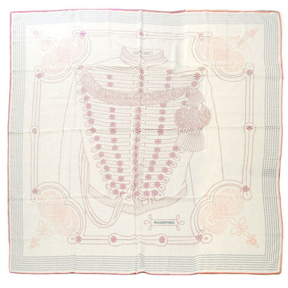 Hermes Carre 140 Brandebourgs Brandenburg Decoration Beige Scarf Cashmere Silk