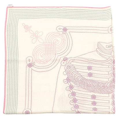 Hermes Carre 140 Brandebourgs Brandenburg Decoration Beige Scarf Cashmere Silk — view 3