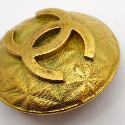 Chanel Earrings Vintage CC Logo Round — view 8