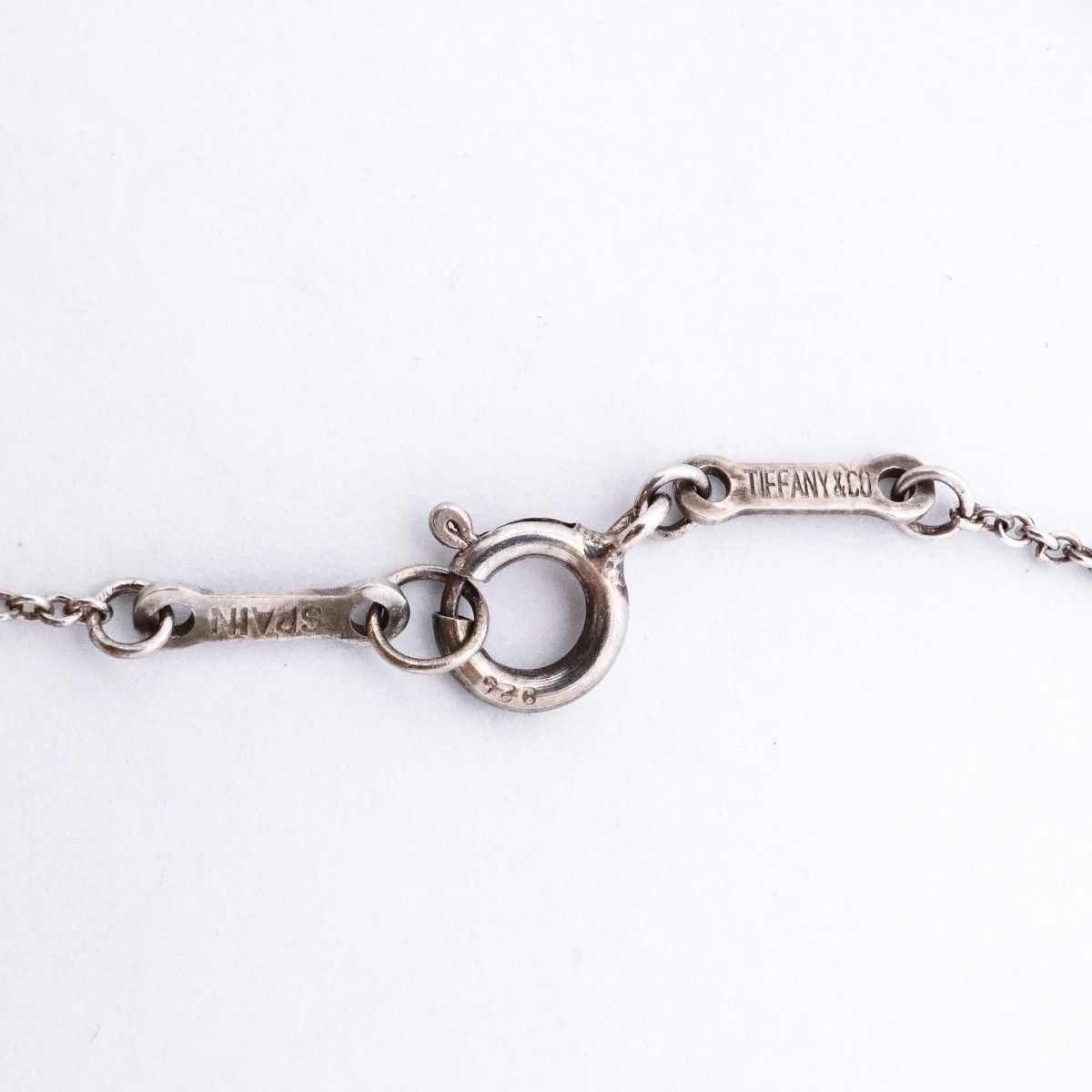 Tiffany & Co Necklace Double Teardrop 925 Sterling Silver — view 4