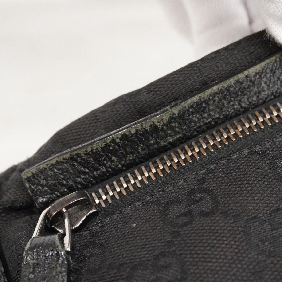 Gucci Waist Bag GG Canvas Sherry Line Black Silver — view 7