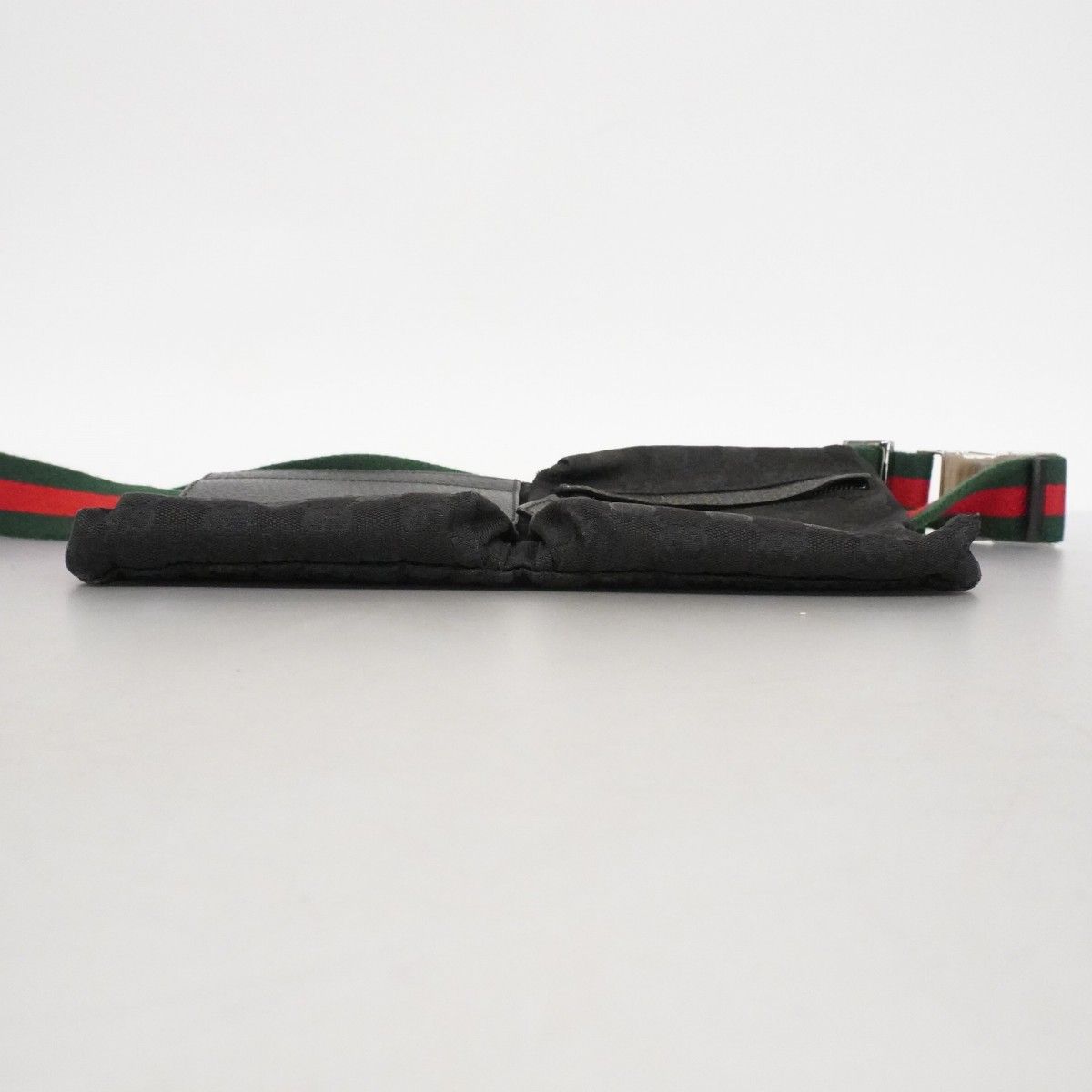 Gucci Waist Bag GG Canvas Sherry Line Black Silver — view 3