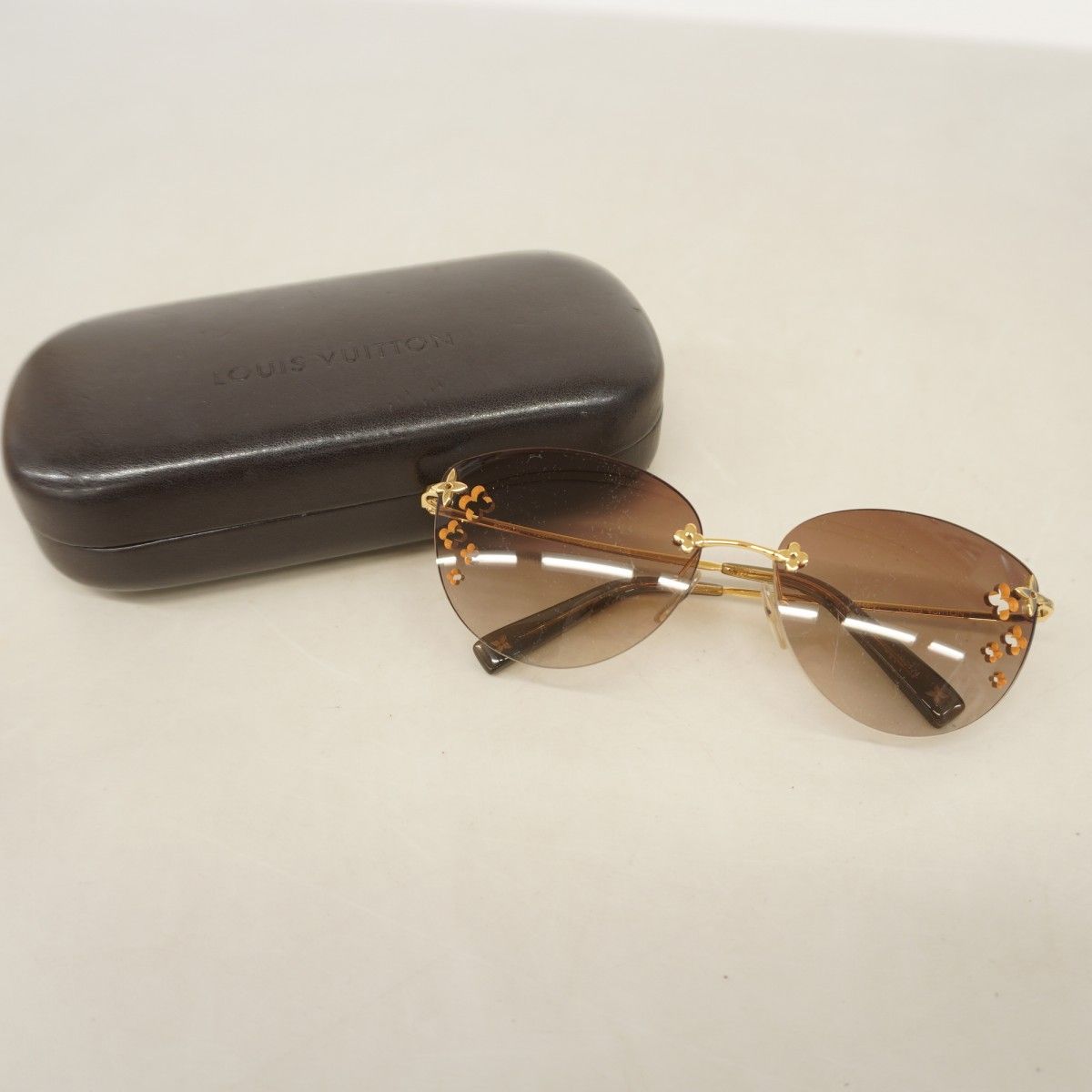 Louis Vuitton Sunglasses Flower Des Mayo Cat Eye Brown Eyewear — view 7