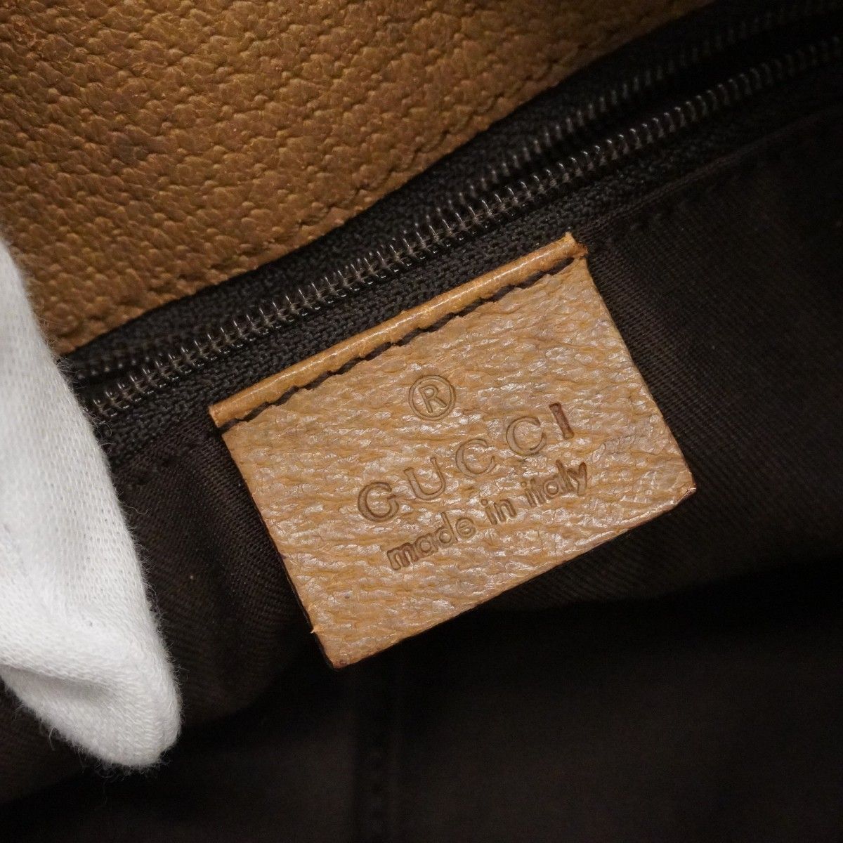 Gucci Tote GG Canvas Beige Gold — view 5