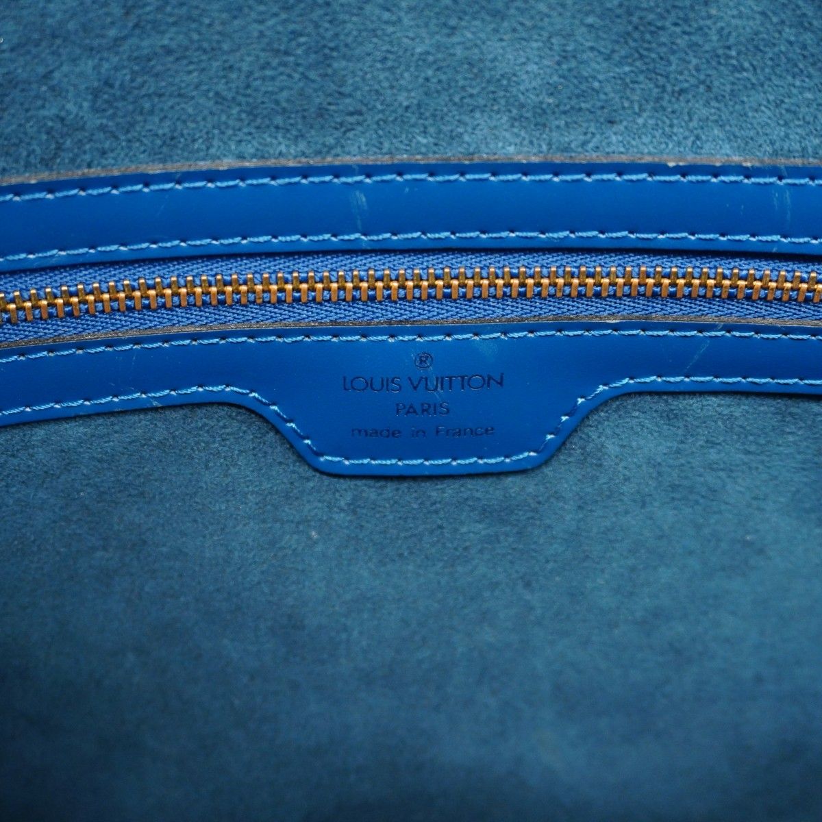 Louis Vuitton Shoulder Bag Epi Ryu Sac Toledo Blue — view 5