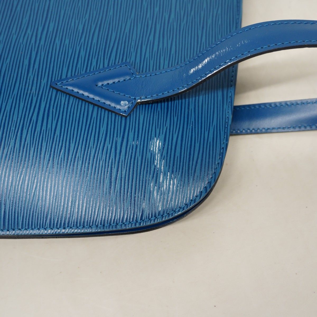 Louis Vuitton Shoulder Bag Epi Ryu Sac Toledo Blue — view 6
