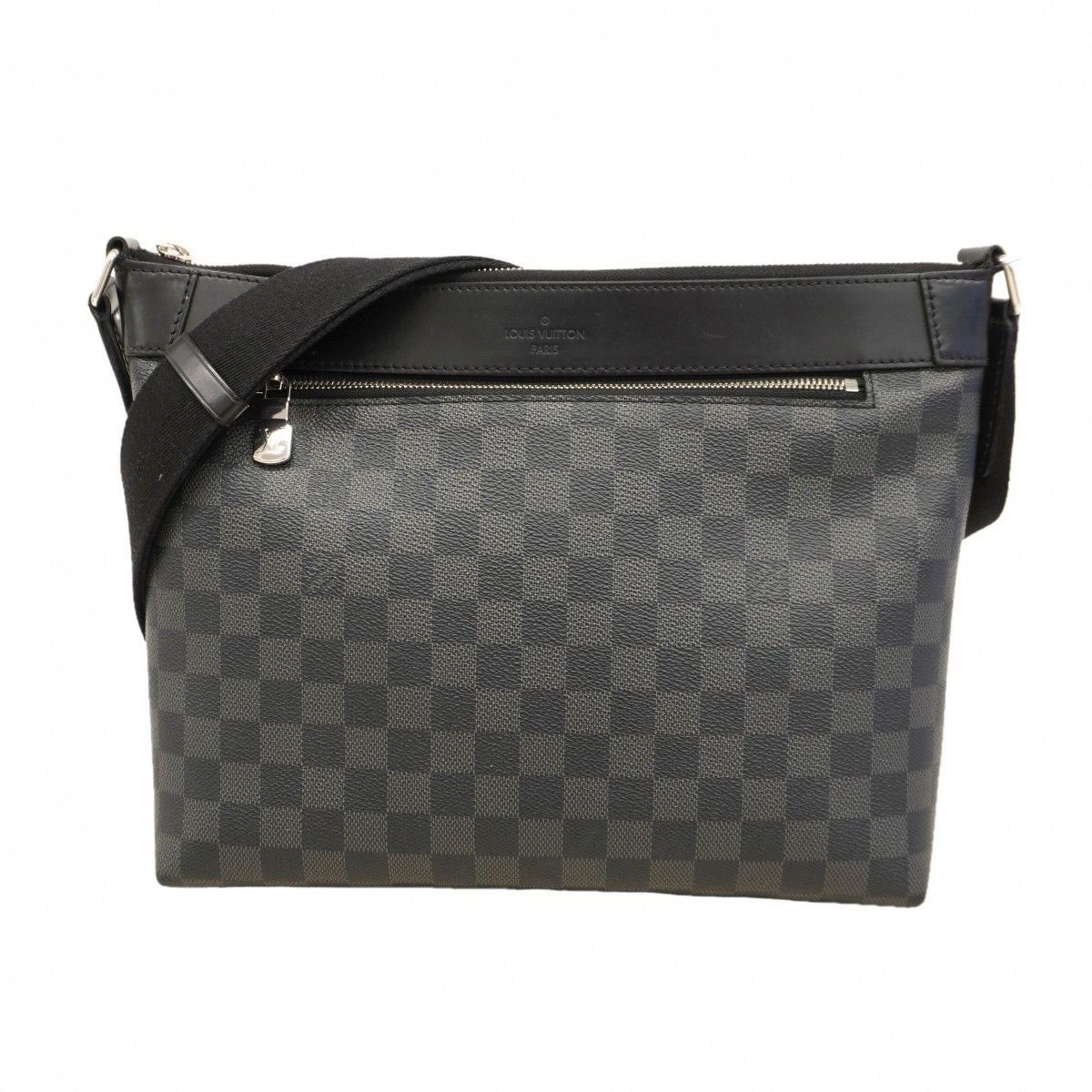 Louis Vuitton Shoulder Bag Damier Graphite Mick Pmnm Black