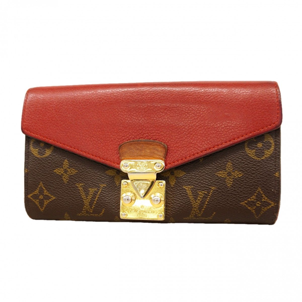 Louis Vuitton Wallet Monogram Portefeuille Pallas Cerise