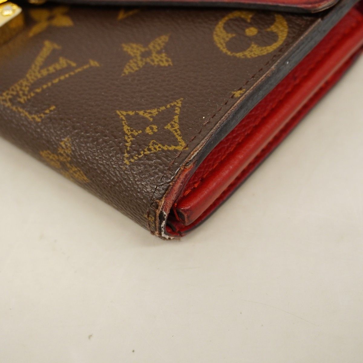 Louis Vuitton Wallet Monogram Portefeuille Pallas Cerise — view 8