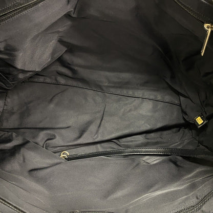 Chanel Tote New Travel Nylon Black Gold — view 4