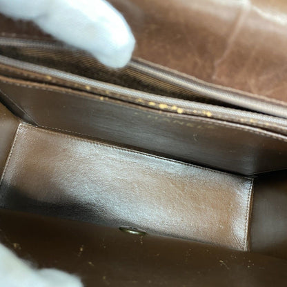 Chanel Shoulder Bag Quilted Lambskin Brown Gold — view 4