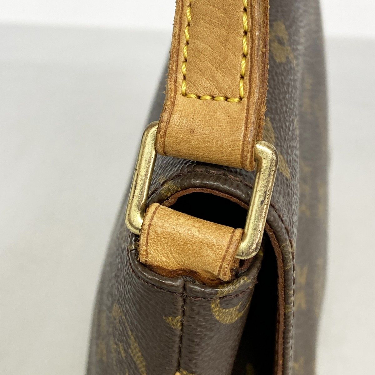 Louis Vuitton Shoulder Bag Monogram Musette Tango Short Strap Brown — view 7