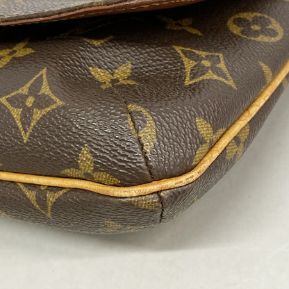 Louis Vuitton Shoulder Bag Monogram Musette Tango Short Strap Brown — view 6