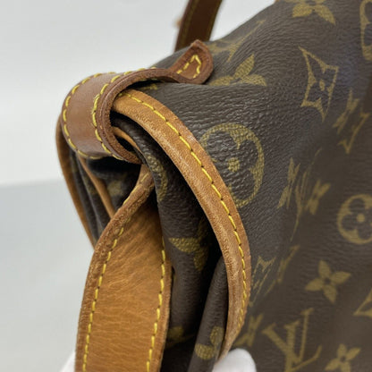 Louis Vuitton Shoulder Bag Monogram Saumur 43 Brown — view 7
