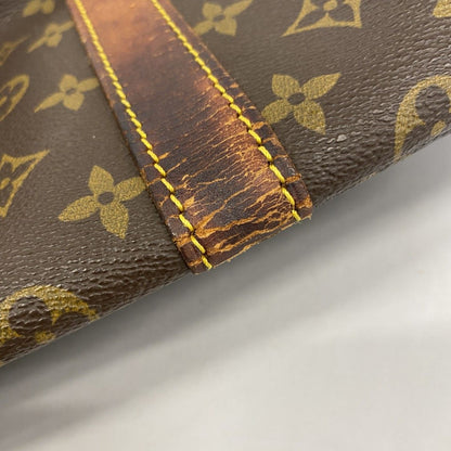 Louis Vuitton Boston Bag Monogram Keepall Bandouliere 55 Brown — view 7