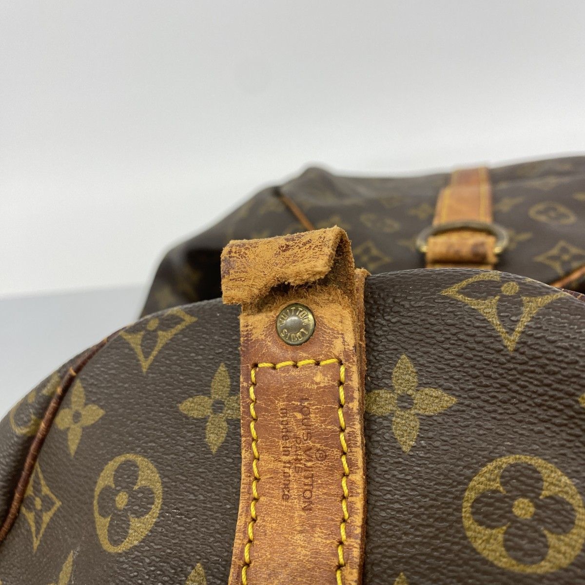 Louis Vuitton Boston Bag Monogram Keepall Bandouliere 55 Brown — view 6