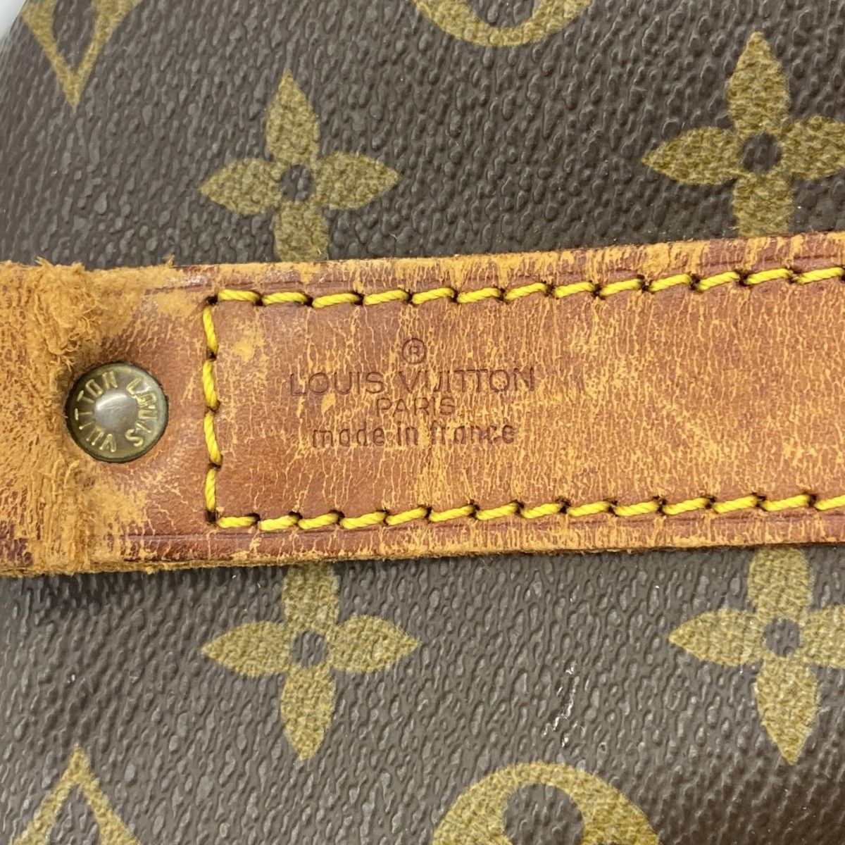 Louis Vuitton Boston Bag Monogram Keepall Bandouliere 55 Brown — view 5