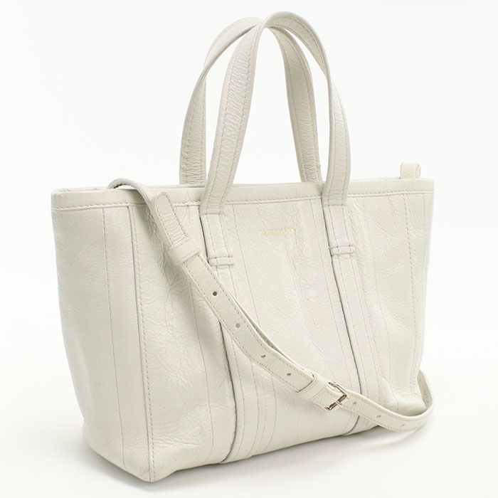Balenciaga 2-Way Barbes Tote Leather