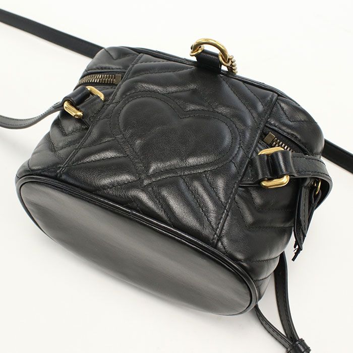 Gucci Mini Backpack GG Marmont Quilted Leather — view 2