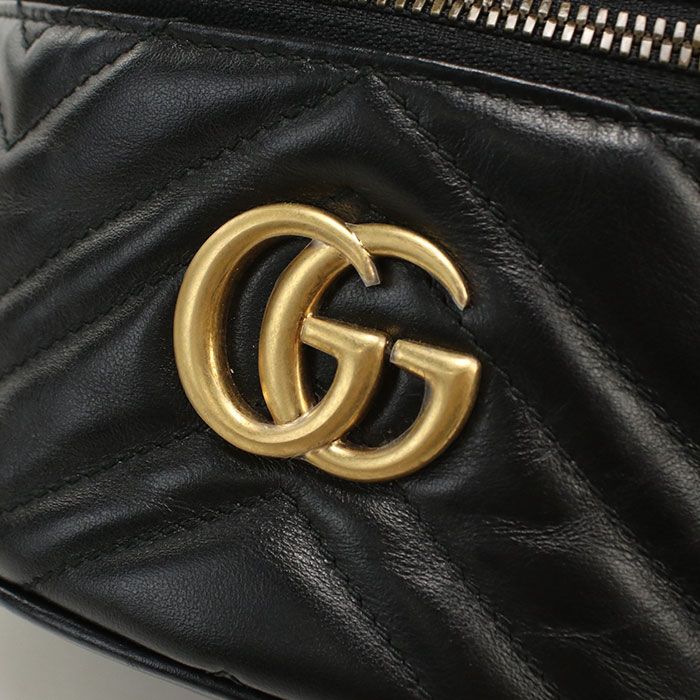 Gucci Mini Backpack GG Marmont Quilted Leather — view 4