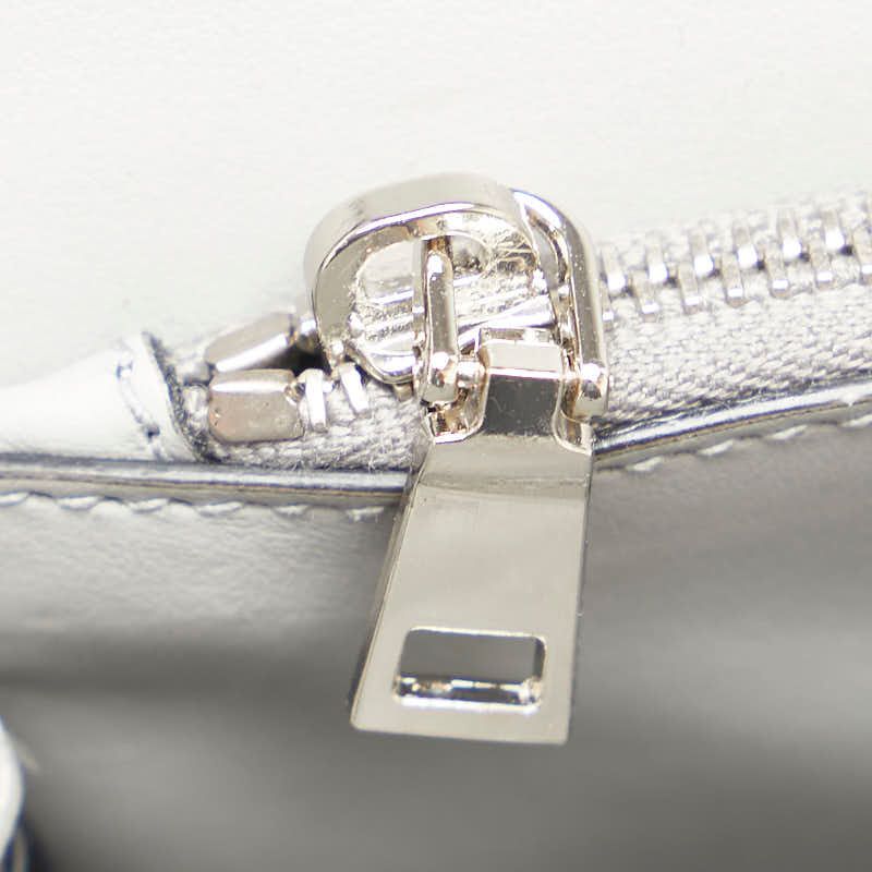 Prada Studs Crossbody Shoulder Bag Gray Leather 1 — view 9