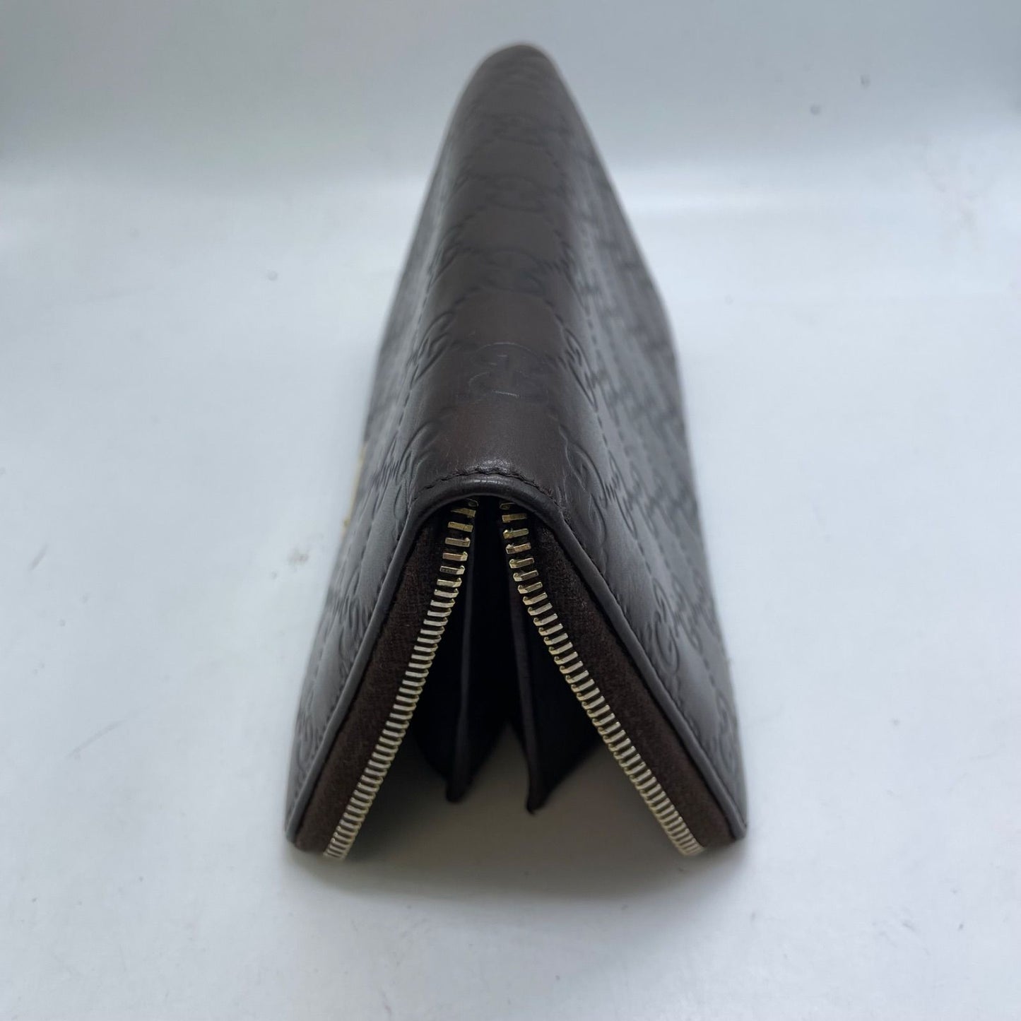 Gucci Wallet Marais the Round Brown Gold Plate — view 4