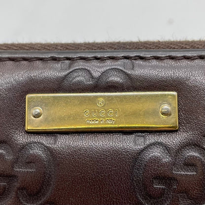 Gucci Wallet Marais the Round Brown Gold Plate — view 6