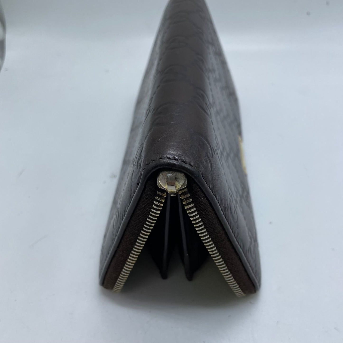 Gucci Wallet Marais the Round Brown Gold Plate — view 5