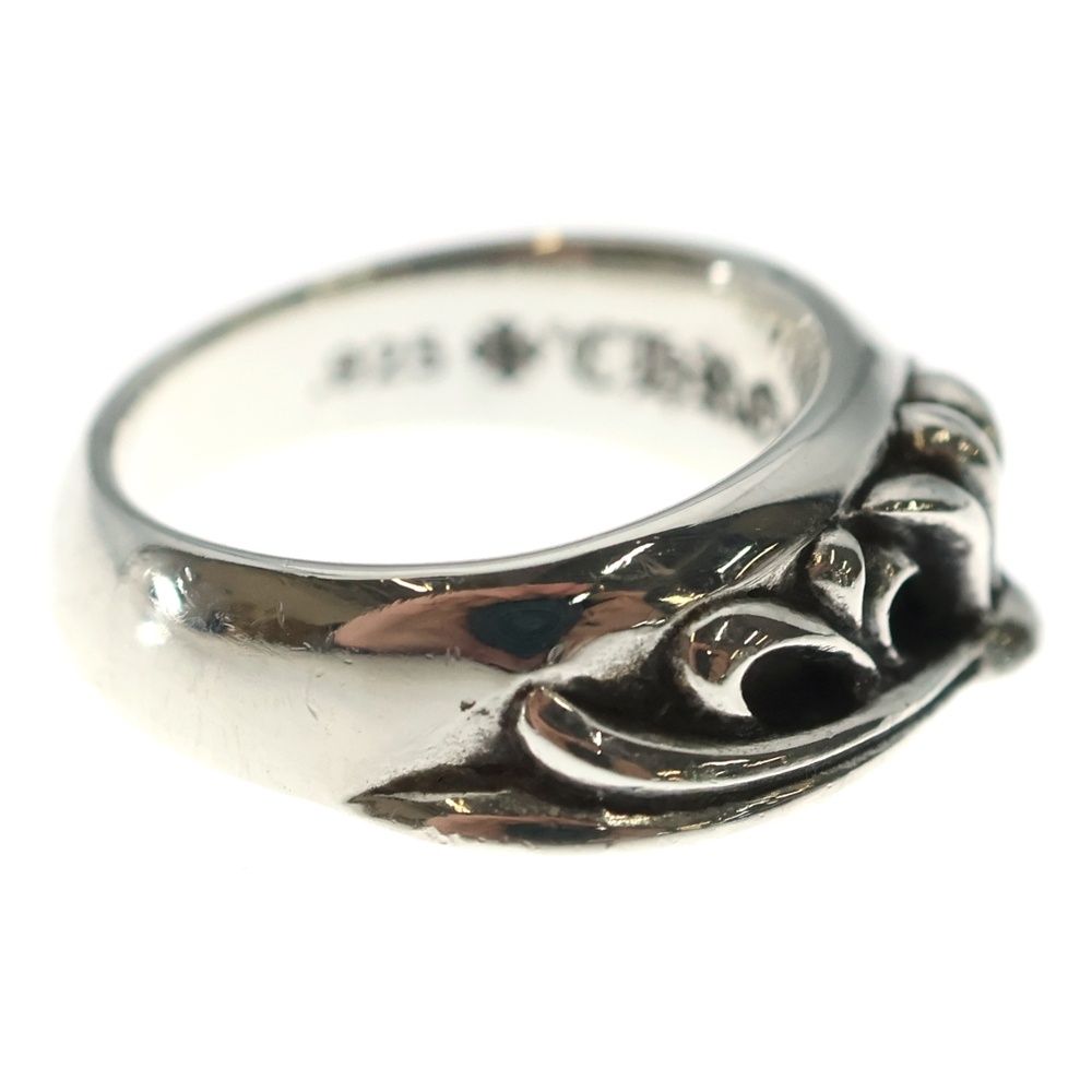 Chrome Hearts Half Classic Floral Cross Ring Silver — view 3
