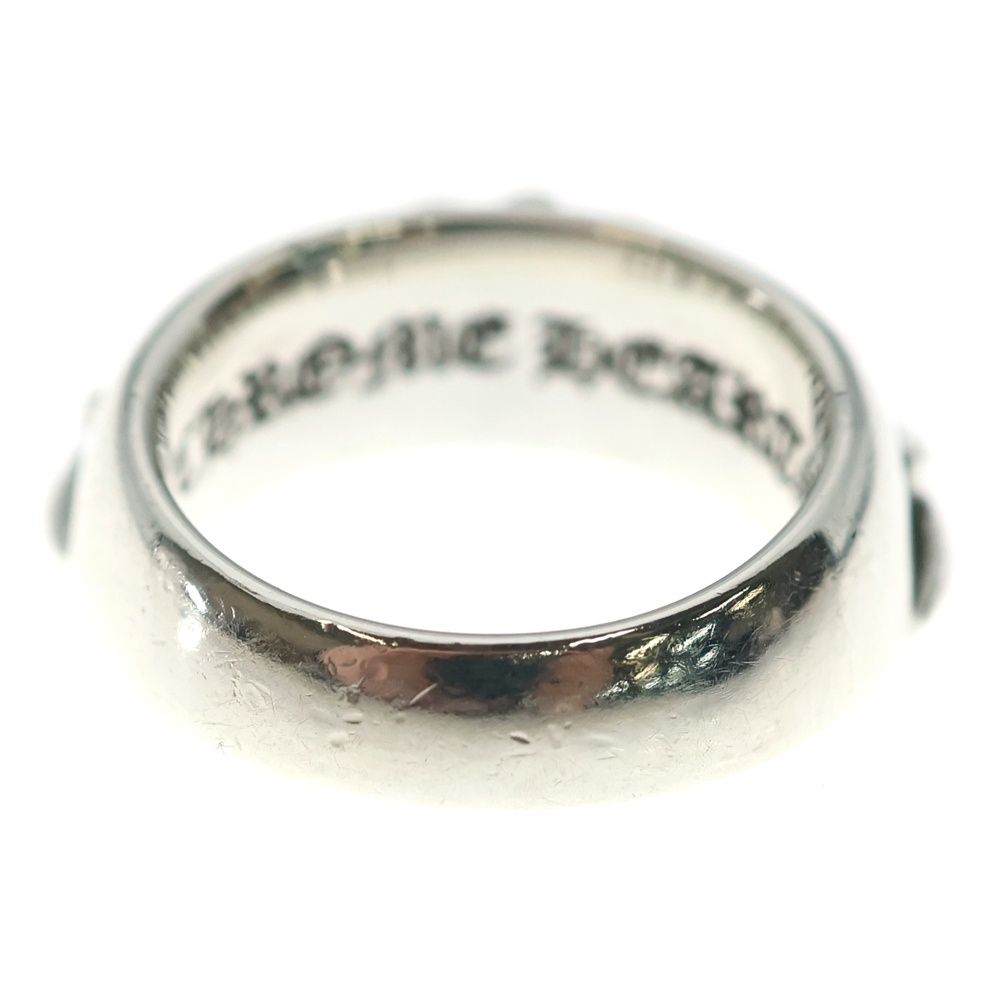 Chrome Hearts Half Classic Floral Cross Ring Silver — view 2