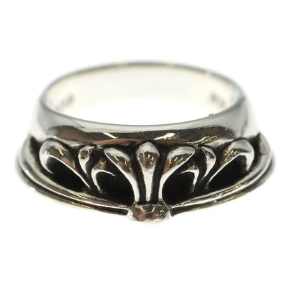 Chrome Hearts Half Classic Floral Cross Ring Silver — view 4