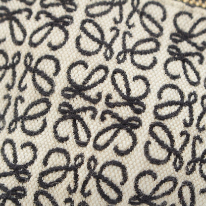 Loewe Elephant Mini Anagram Jacquard Shoulder Bag Black White — view 9