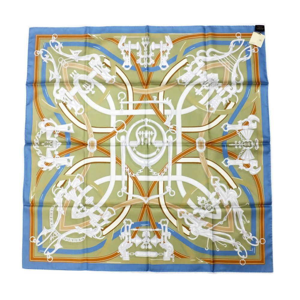 Hermes Heaven Carre 90 Harnais Legendaire Legendary Harness Multicolor Horse — view 6