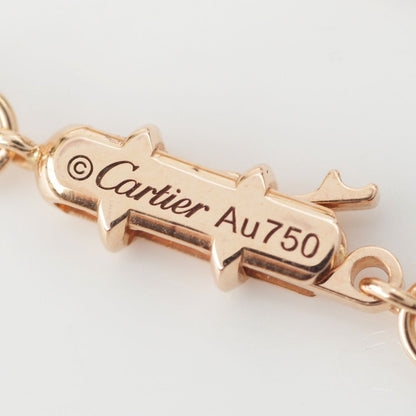 Cartier Trinity Yg Pg Wg Suri White Gold Chain Long Necklace — view 6