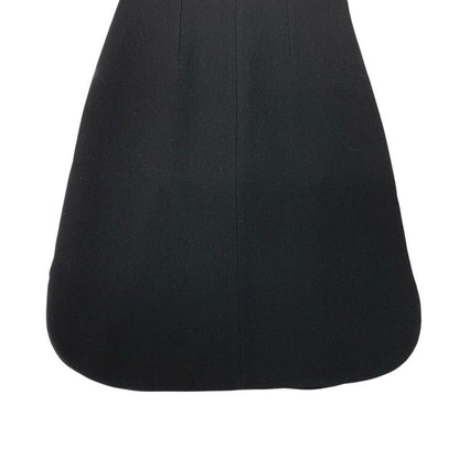 Louis Vuitton Dress Wool Black Gold Bib Color Fit — view 4