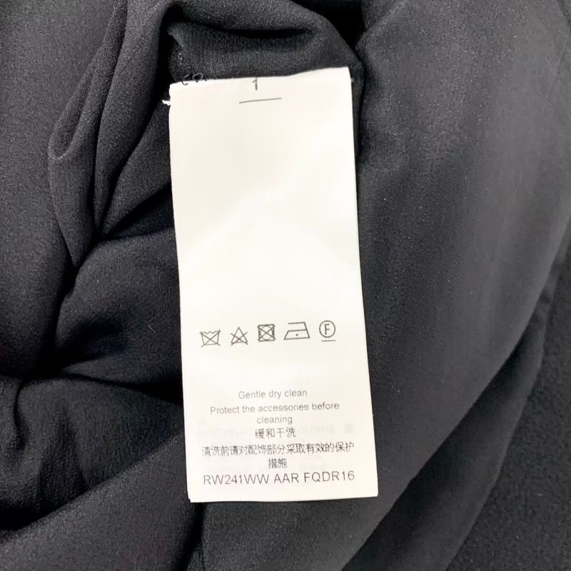Louis Vuitton Dress Wool Black Gold Bib Color Fit — view 8
