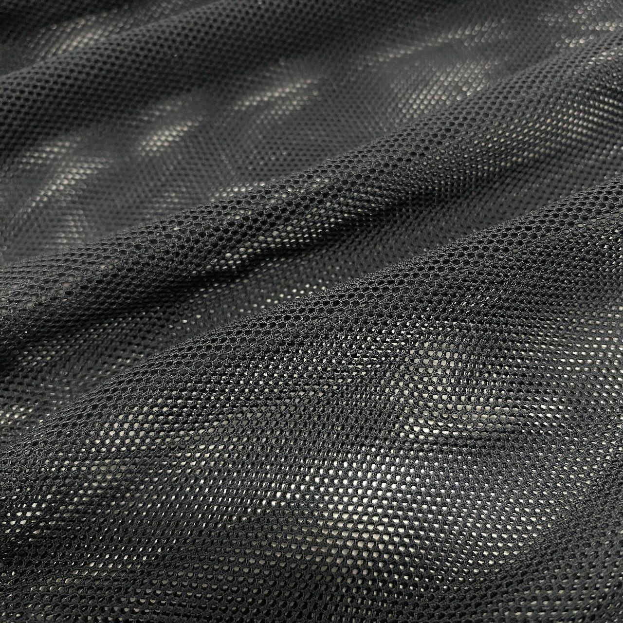 Chanel See Through Mesh Blouse Puff Sleeve Off Shoulder Top 40 Black — view 6