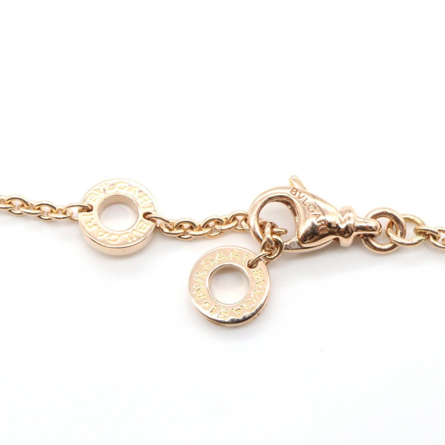 Bvlgari Necklace Diamond Onyx 41 43 cm 18k Pink Gold — view 3