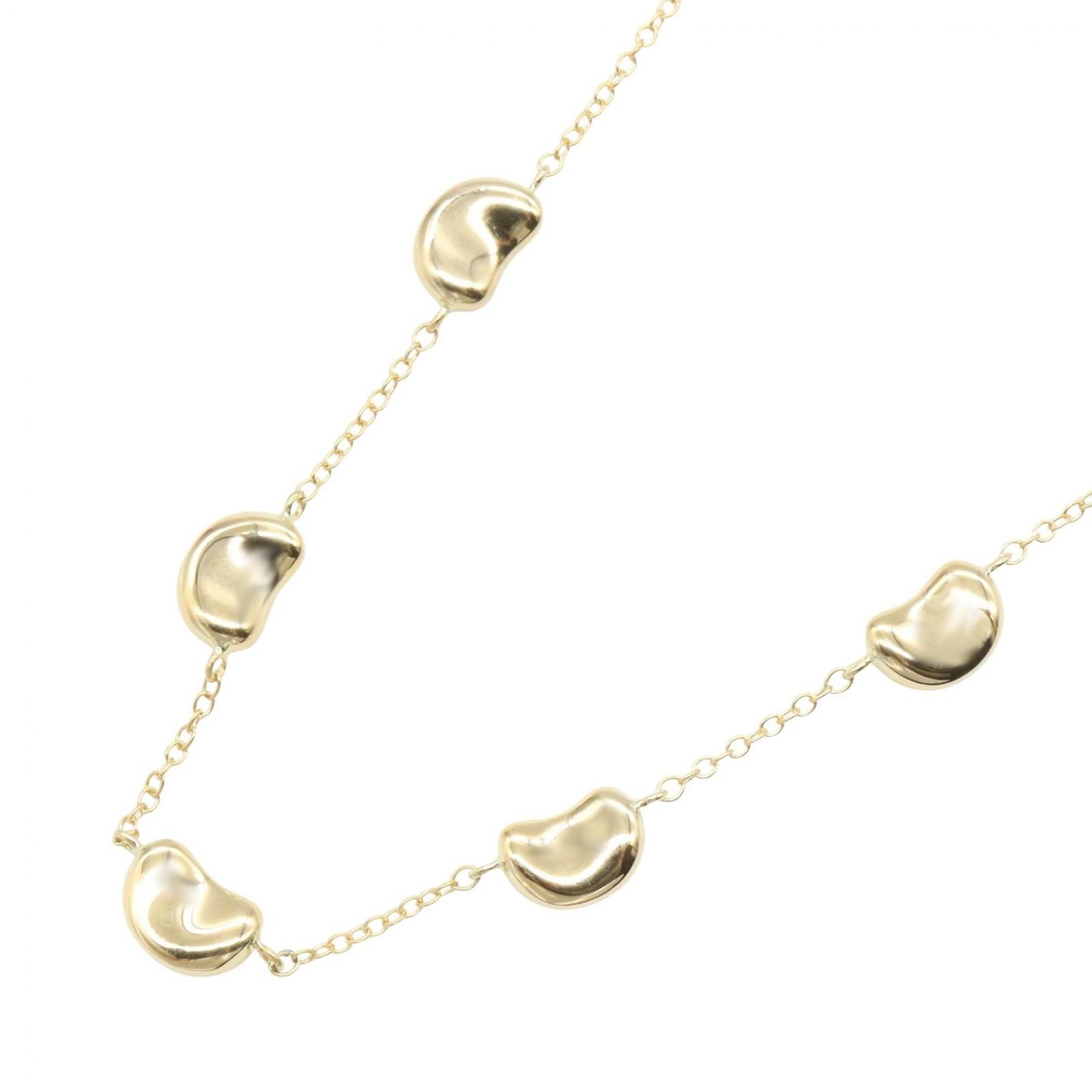 Tiffany & Co Necklace Bean 5 Motifs 40.5 cm 18k