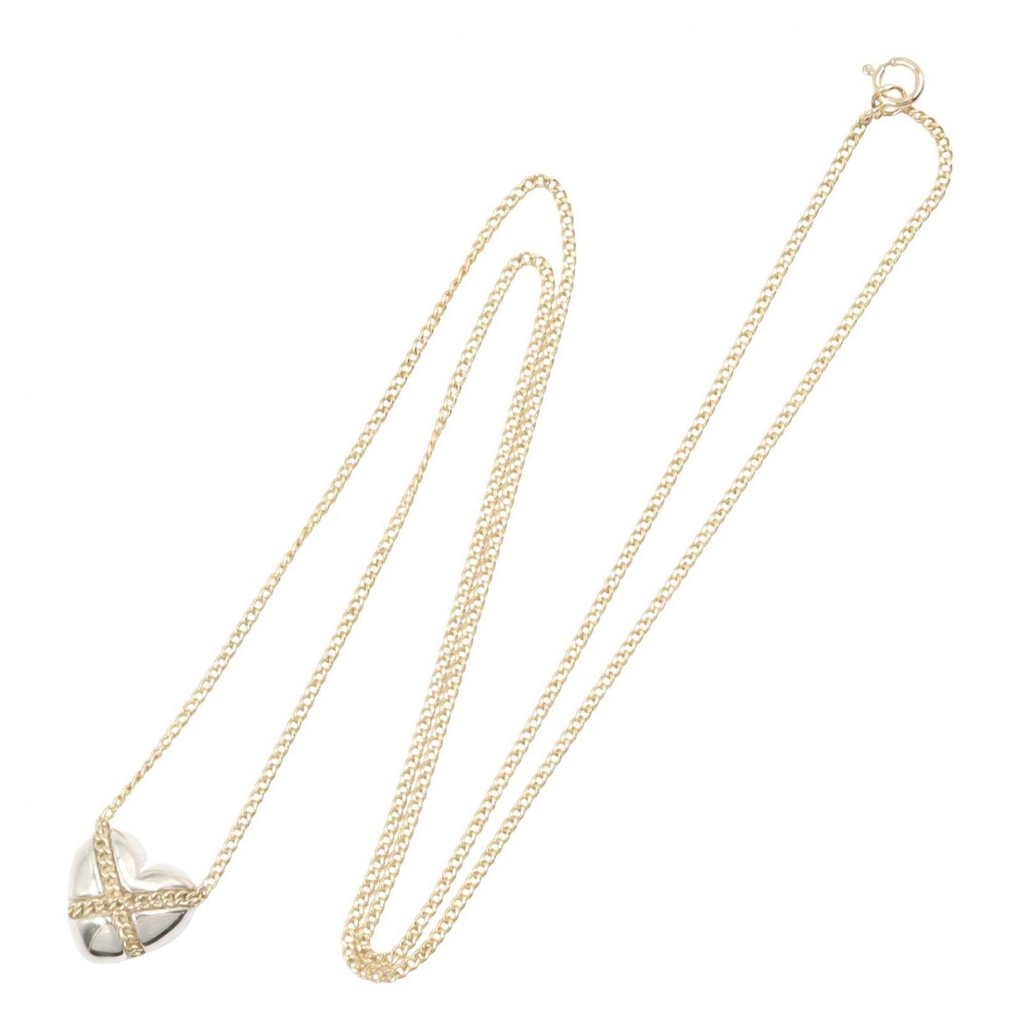Tiffany & Co Necklace Cross Heart 48 cm 925 Sterling Silver — view 2