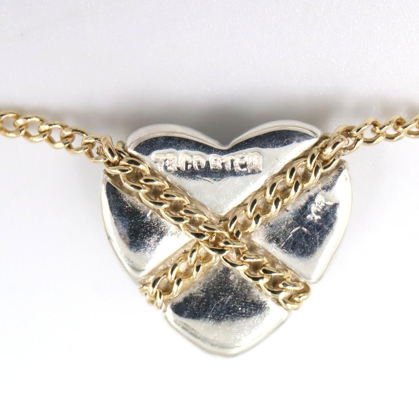 Tiffany & Co Necklace Cross Heart 48 cm 925 Sterling Silver — view 3