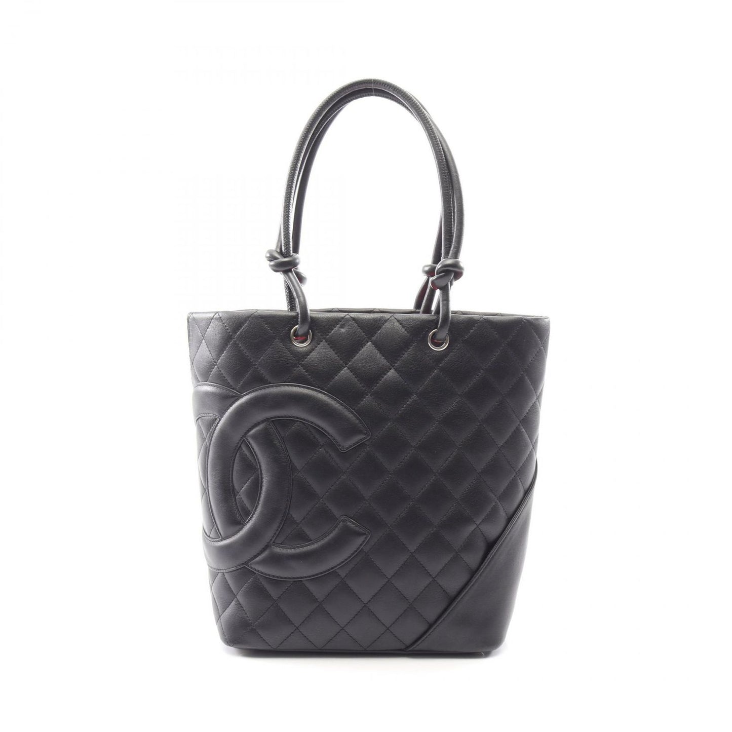 Chanel Tote Cambon Line Black Leather