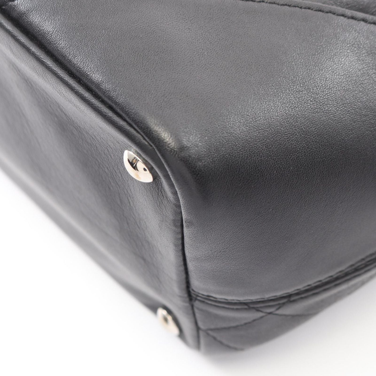 Chanel Tote Cambon Line Black Leather — view 7