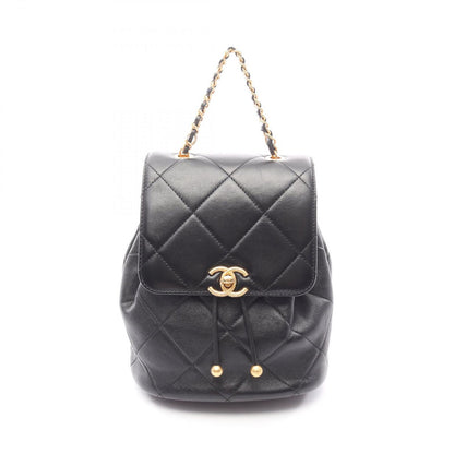 Chanel Backpack 19 Black Lambskin Quilted Small