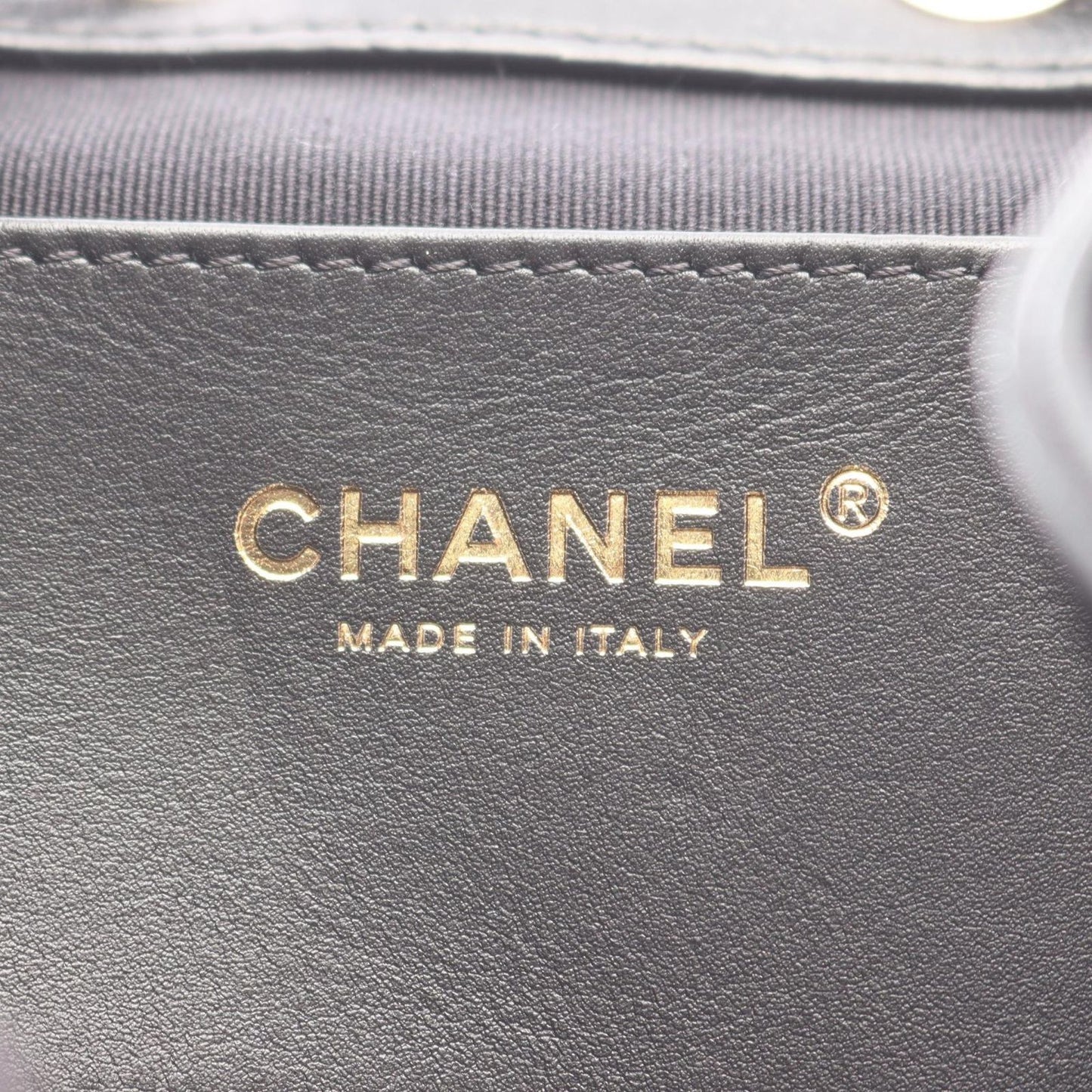 Chanel Backpack 19 Black Lambskin Quilted Small — view 4