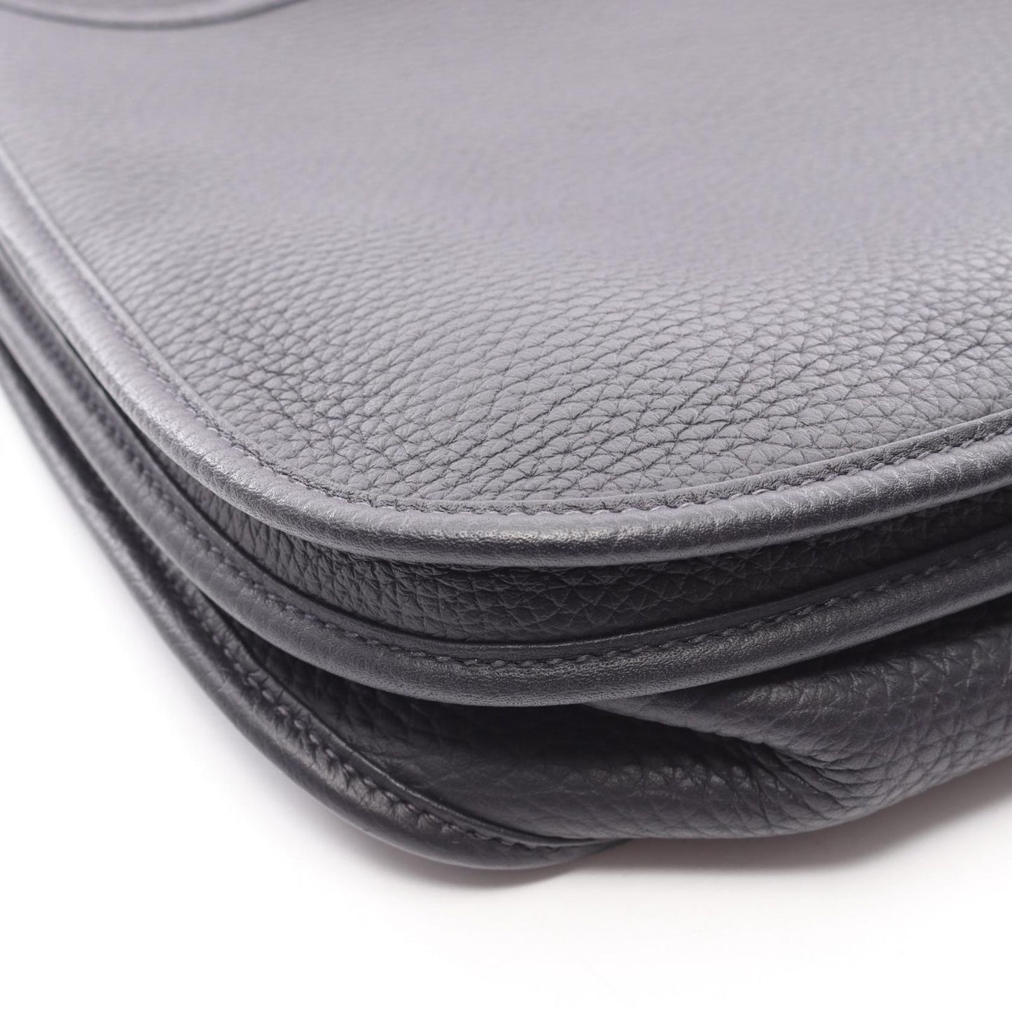 Hermes Shoulder Bag Evelyne 3 Trois PM Blue Nuit Leather — view 6