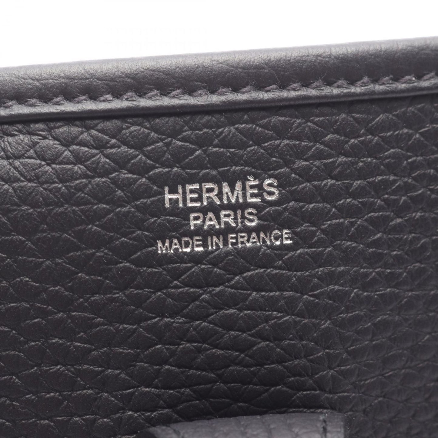 Hermes Shoulder Bag Evelyne 3 Trois PM Blue Nuit Leather — view 4