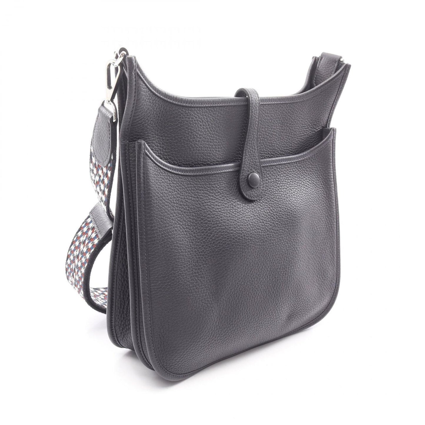 Hermes Shoulder Bag Evelyne 3 Trois PM Blue Nuit Leather — view 2