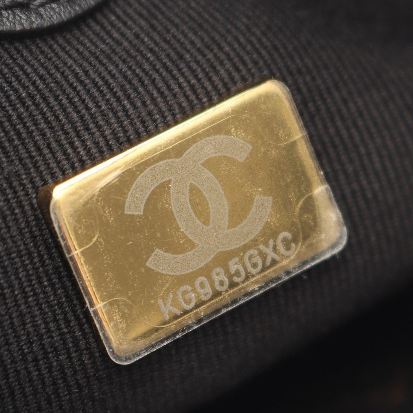 Chanel Backpack Quilted Small Chain Black Lambskin Icon Charm — view 5
